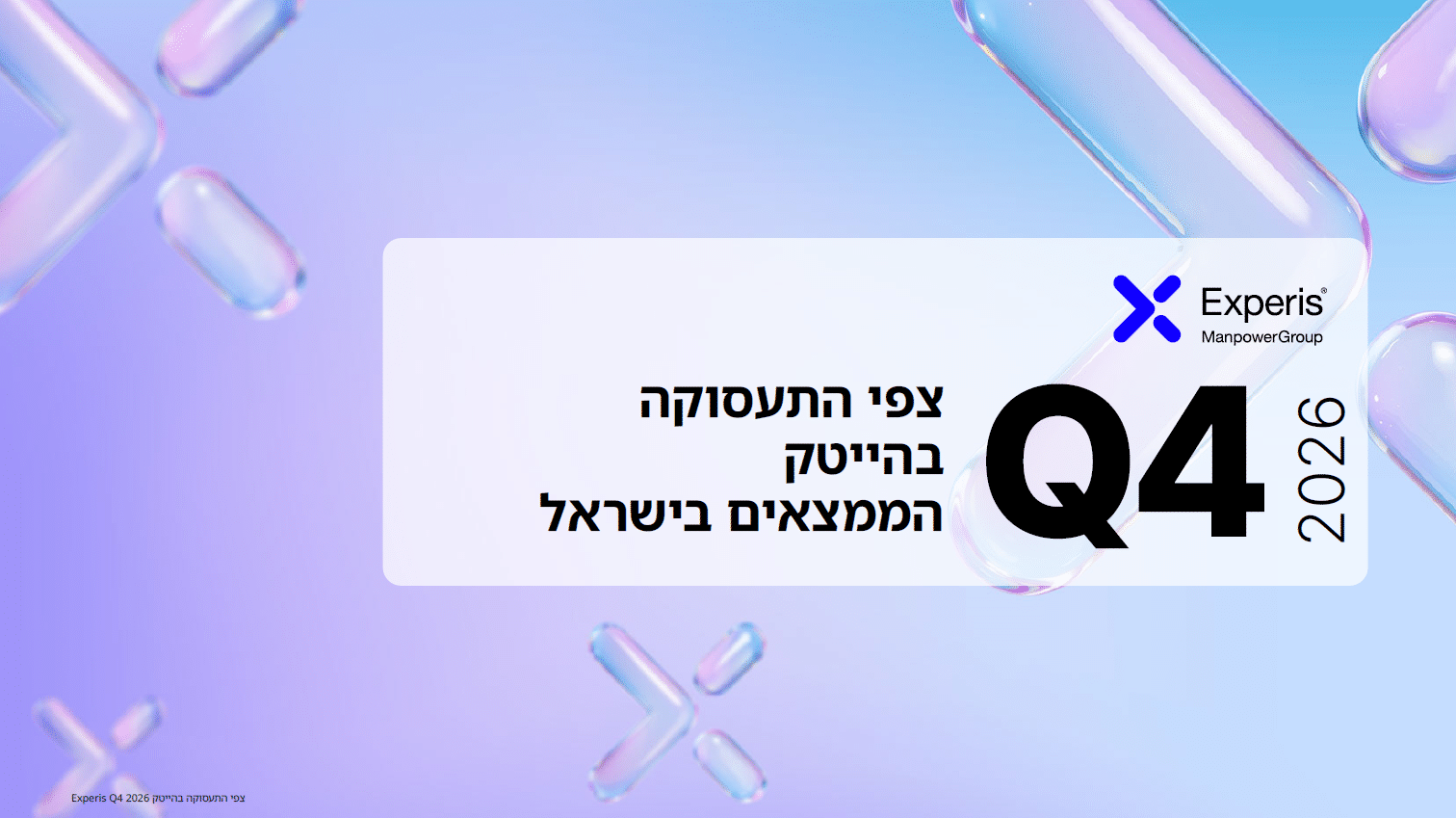 שוק התעסוקה בהייטק ב-Q4 2026: הגיוסים מתמתנים, המחסור בטאלנטים נשאר